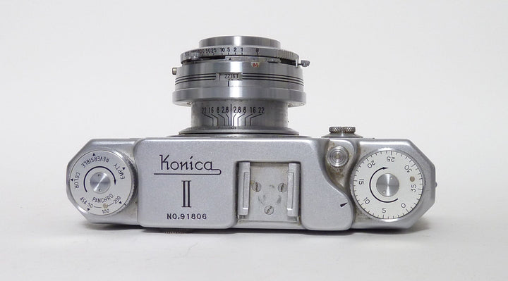 Konica II with Hexanon 50mm f2.8 - Parts or repair 35mm Film Cameras - 35mm Rangefinder or Viewfinder Camera Konica 91806