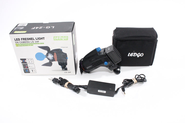 Ledgo LED Fresnel Light on Camera LG-24F Light Studio Lighting and Equipment Ledgo 082324139