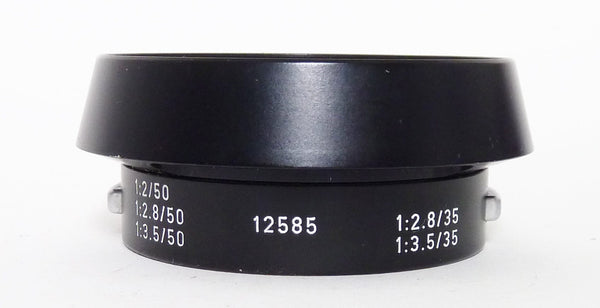 Leica 12585 Hood with Cap for 50mm and 35mm Lenses Lens Accessories - Lens Hoods Leica LEICA12585