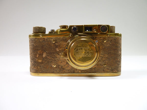 Leica II FED Zorki Copy Gold Body with Elmar 50mm f/3.5 35mm Film Cameras Leica 12232