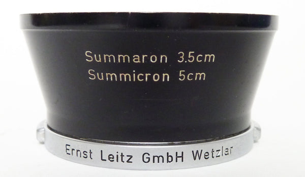 Leica Lens Hood for Summaron 3.5cm or Summicrom 5cm Lenses Lens Accessories - Lens Hoods Leica LEICAHOOD
