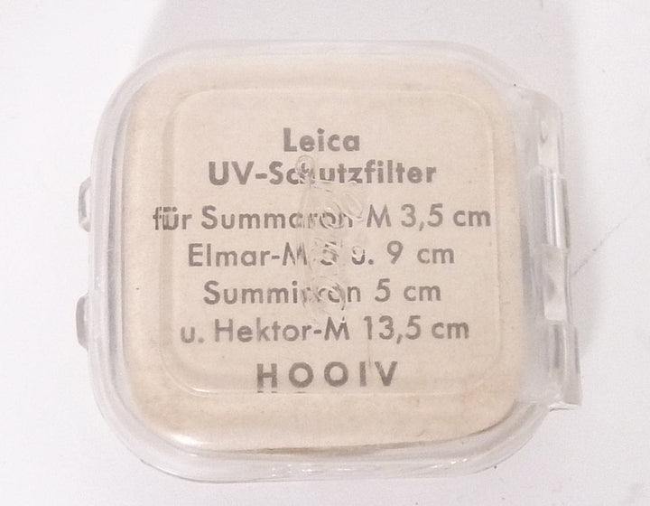 Leica UVa Filter 39mm Filters and Accessories Leica HOOIV
