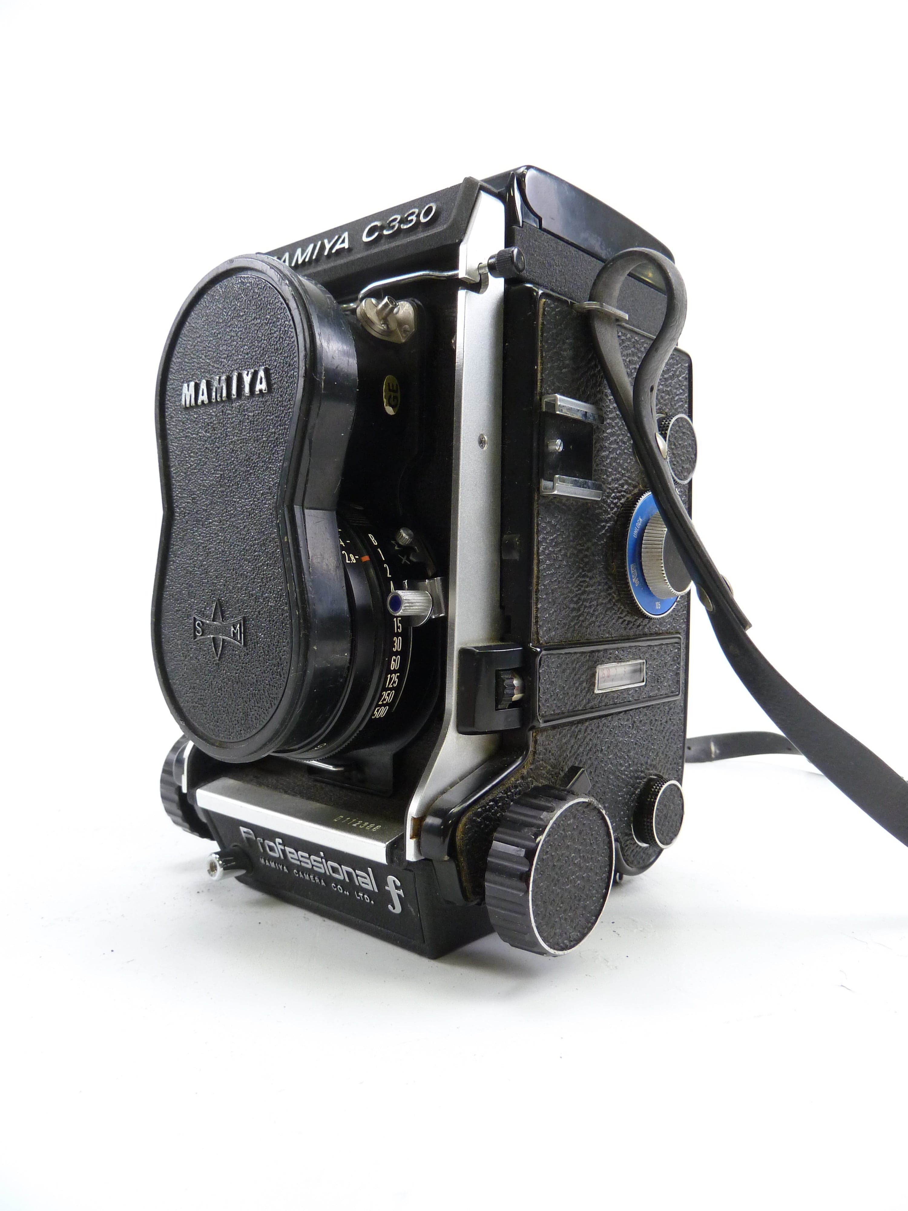 Mamiya 330F Twin Lens Reflex Camera Outfit with 80MM f2.8 Blue Dot