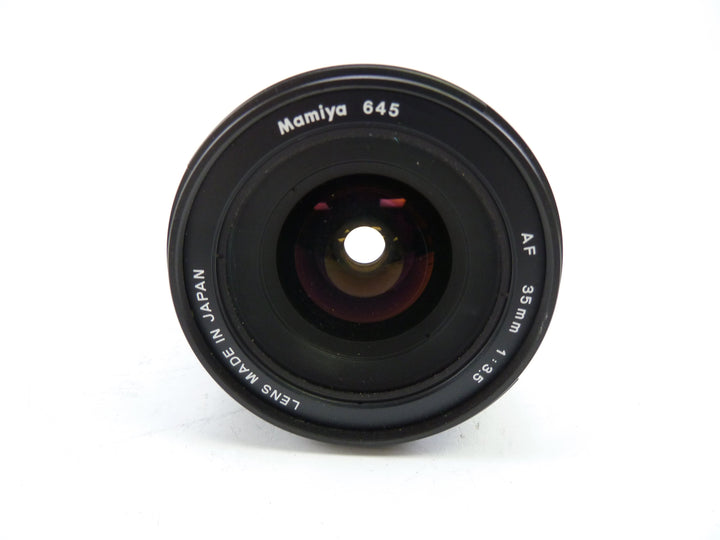 Mamiya 645 AF 35MM F3.5 Wide Angle Lens, AS IS with light haze in rear element Medium Format Equipment - Medium Format Lenses - Mamiya 645 AF Mount Mamiya 10302463