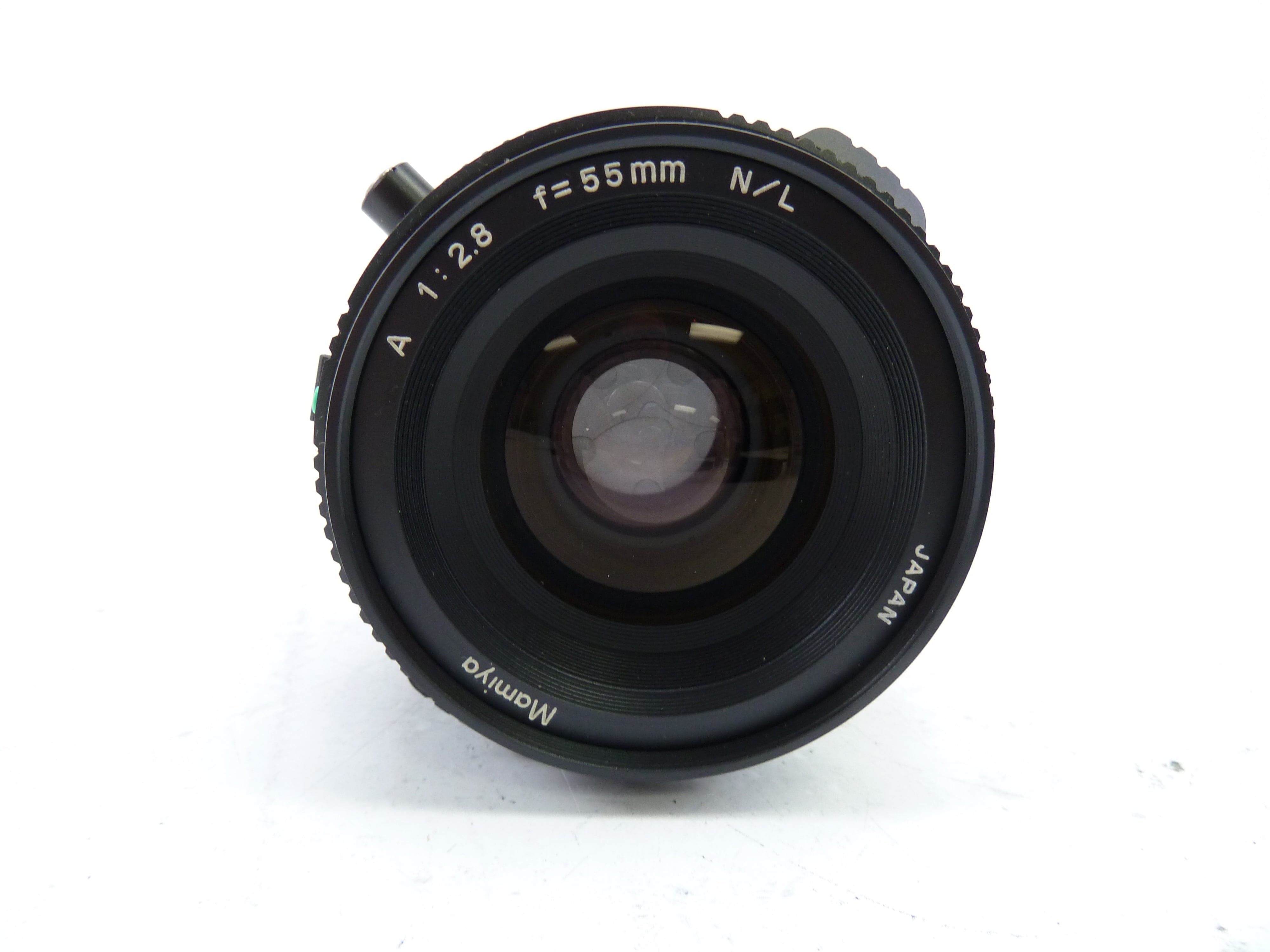 Mamiya 645 Pro 55MM f2.8 N/L Leaf Shutter Lens with Connecting