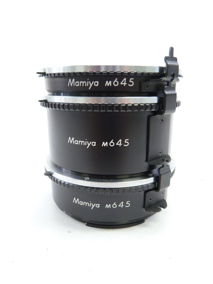 Mamiya 645 Pro Auto Extension Tube Set 1, 2, and 3 Medium Format Equipment - Medium Format Accessories Mamiya 8282408