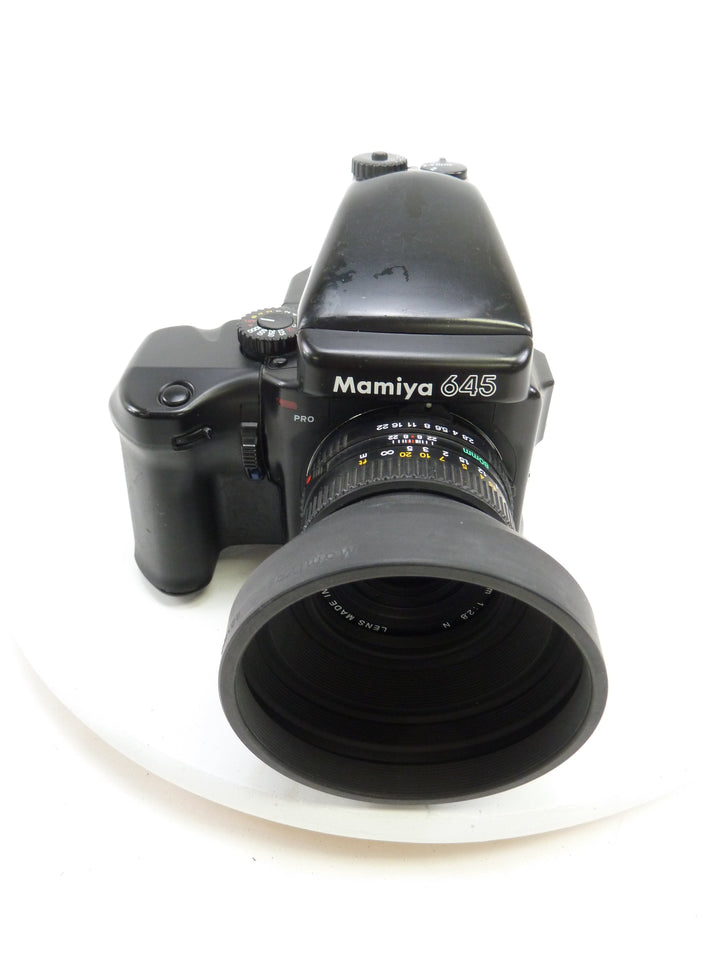 Mamiya 645 Pro Kit with AE Meter Prism, 80MM f2.8 N lens,  Motor Drive, and 120 Pro Back Medium Format Equipment - Medium Format Cameras - Medium Format 645 Cameras Mamiya 12092401