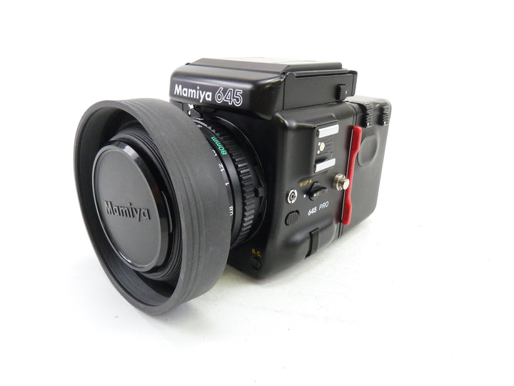 Mamiya 645 Pro Outfit with 80MM F2.8 N Lens, Waist Level Finder, and 120 Back Medium Format Equipment - Medium Format Cameras - Medium Format 645 Cameras Mamiya 10102396