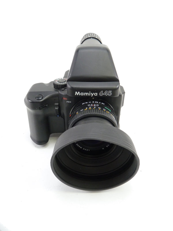 Mamiya 645 Pro Outfit with AE Finder, 80MM F2.8 N Lens, SV Power Grip, and 120 Back Medium Format Equipment - Medium Format Cameras - Medium Format 645 Cameras Mamiya 8162315