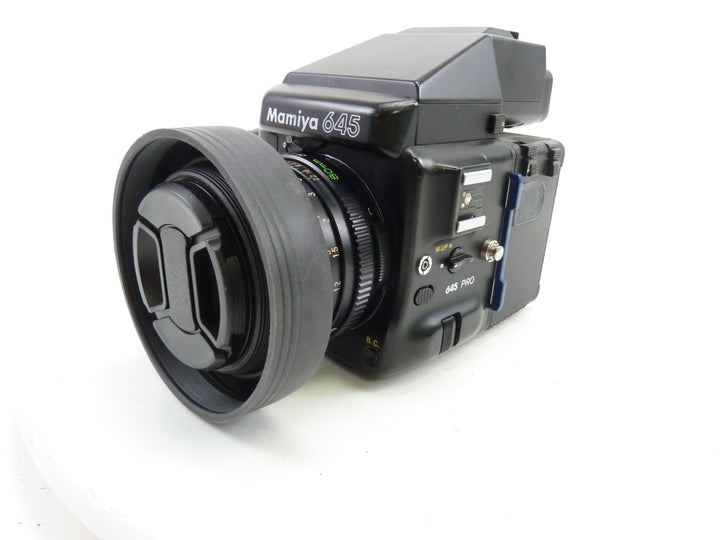 Mamiya 645 Pro Outfit with AE Prism Finder, 80MM F2.8 C Lens, and 120 Back Medium Format Equipment - Medium Format Cameras - Medium Format 645 Cameras Mamiya 422426