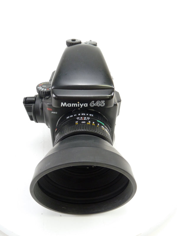 Mamiya 645 Pro Outfit with AE Prism Finder, 80MM F2.8 N, and 120 Back Medium Format Equipment - Medium Format Cameras - Medium Format 645 Cameras Mamiya 4182301