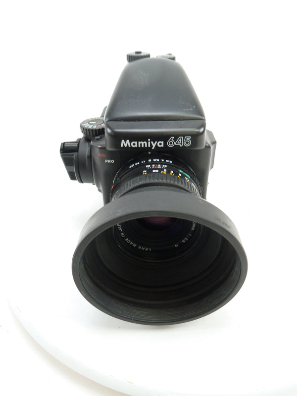 Mamiya 645 Pro Outfit with AE Prism Finder, 80MM f2.8 N Lens, and 120 Pro Back Medium Format Equipment - Medium Format Cameras - Medium Format 645 Cameras Mamiya 1212418