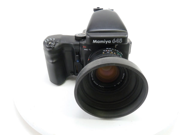 Mamiya 645 Pro TL Kit with Motor Drive, AE Prism, 80MM F2.8 N Lens, and 120 Pro Back Medium Format Equipment - Medium Format Cameras - Medium Format 645 Cameras Mamiya 4182316