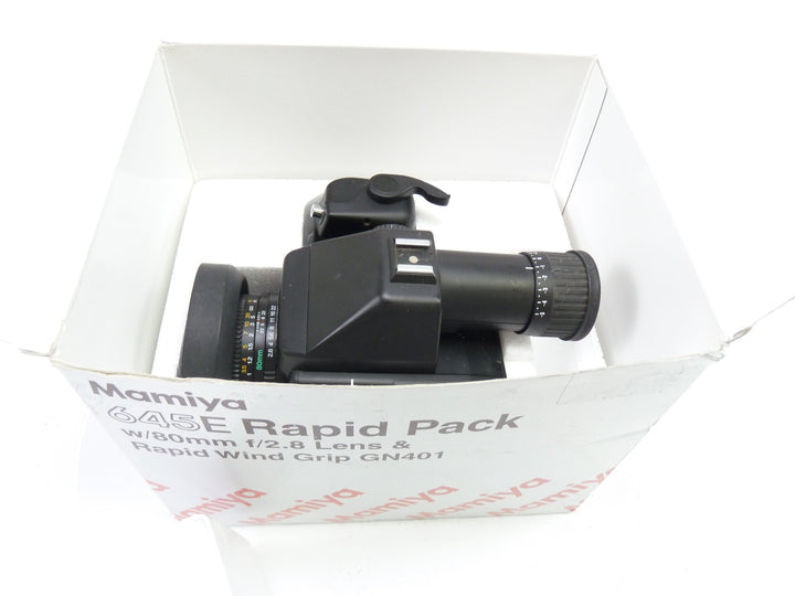 Mamiya 645E Kit with 80MM f2.8 N and Rapid Advance Grip Medium Format Equipment - Medium Format Cameras - Medium Format 645 Cameras Mamiya 7212304