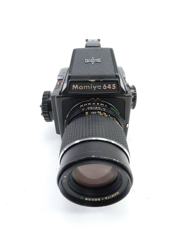 Mamiya 645J Outfit with 150MM f4 C Lens, Prism Finder, and 120 Film Insert Medium Format Equipment - Medium Format Cameras - Medium Format 645 Cameras Mamiya 11082306