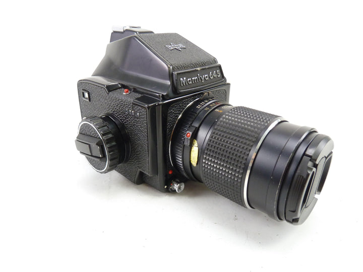 Mamiya 645J Outfit with 150MM f4 C Lens, Prism Finder, and 120 Film Insert Medium Format Equipment - Medium Format Cameras - Medium Format 645 Cameras Mamiya 11082306