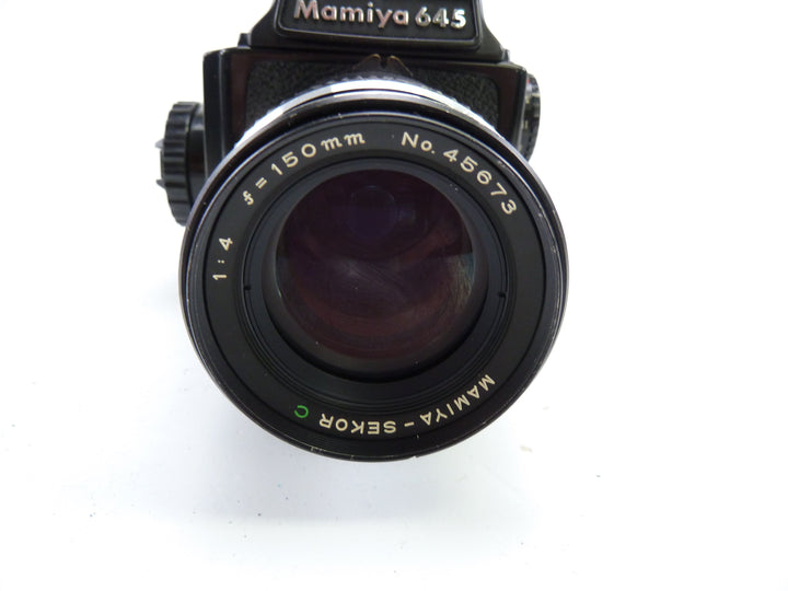 Mamiya 645J Outfit with 150MM f4 C Lens, Prism Finder, and 120 Film Insert Medium Format Equipment - Medium Format Cameras - Medium Format 645 Cameras Mamiya 11082306