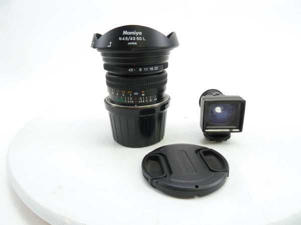 Mamiya 7 50MM F4.5 Wide Angle Lens with Viewfinder and Hood Medium Format Equipment - Medium Format Lenses - Mamiya 7 Mount Mamiya 4182326