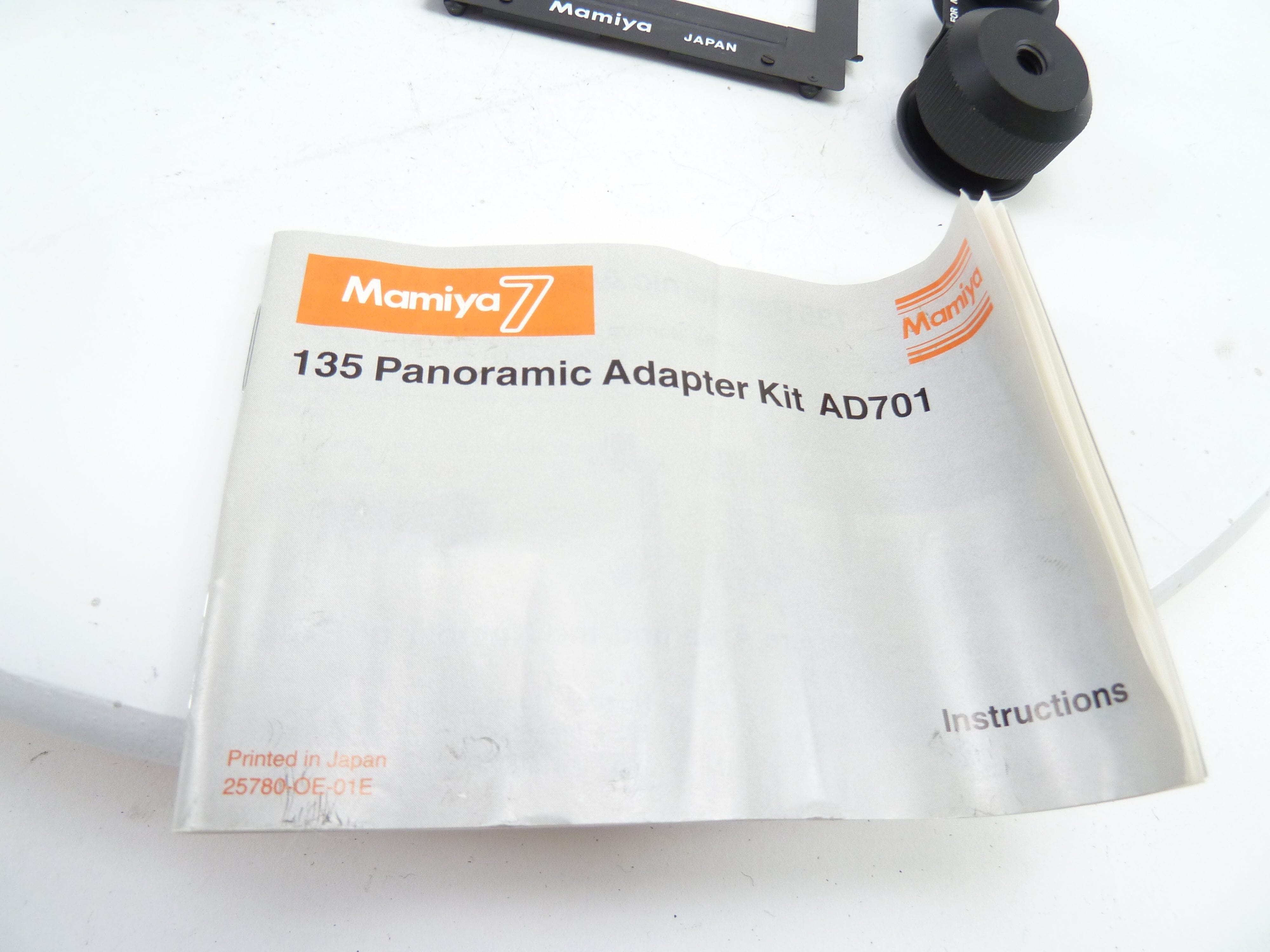 Mamiya 7 Panoramic Adapter Kit AD701