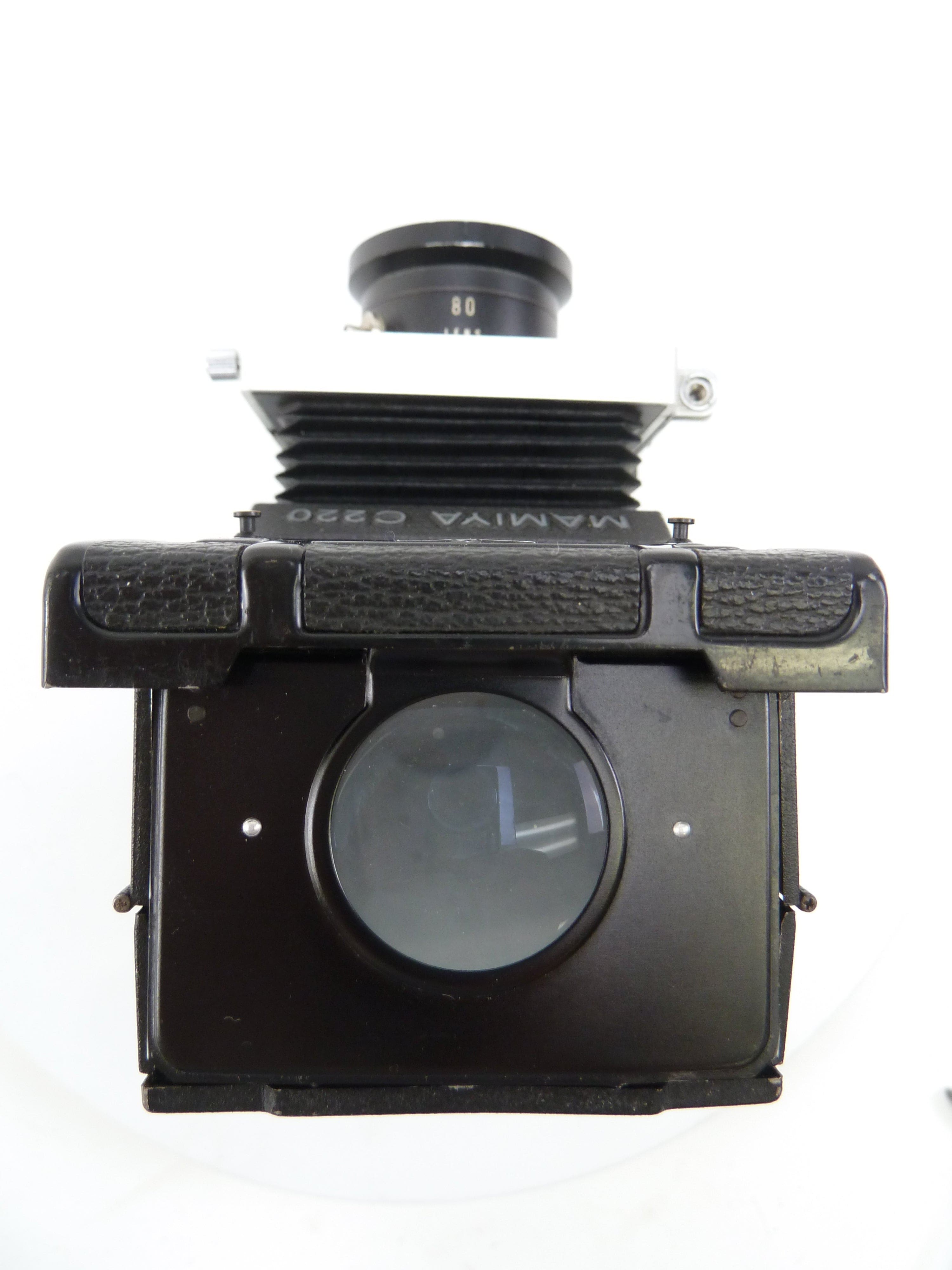 た*り様 MAMIYA C220 PROFESSIONAL 80mm F2.8 NEAR MINT] Mamiya C220 Professional TLR Camera + KOMINAR 80mm f