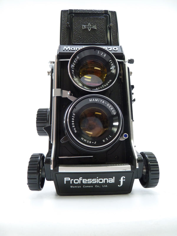 Mamiya C220F Camera Outfit with 80MM f2.8 Blue Dot Lens and Waist Level Finder Medium Format Equipment - Medium Format Cameras - Medium Format TLR Cameras Mamiya 932551