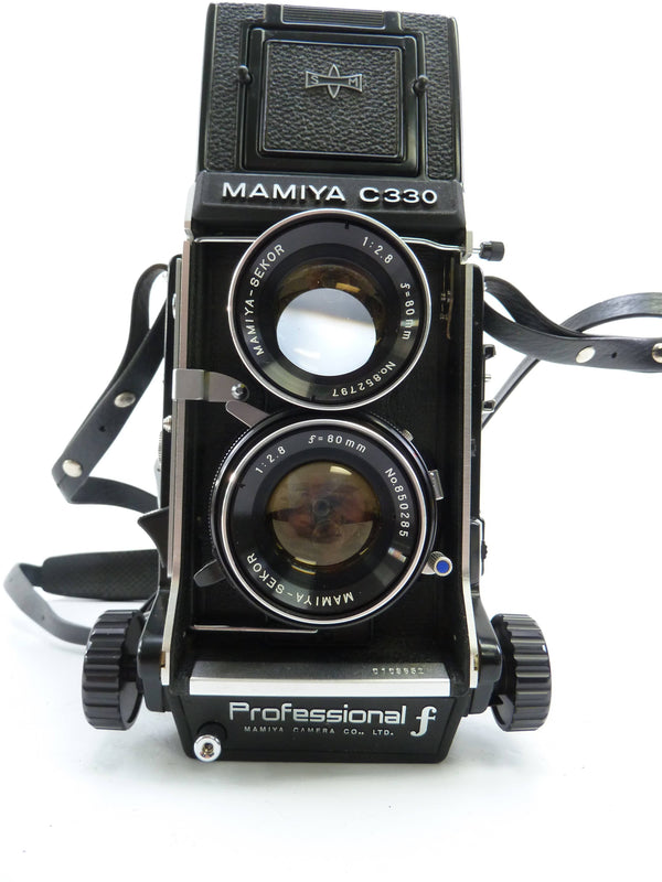 Mamiya C330F Camera Outfit with 80MM F2.8 Blue Dot Lens and Waist Level Finder Medium Format Equipment - Medium Format Cameras - Medium Format TLR Cameras Mamiya 932506