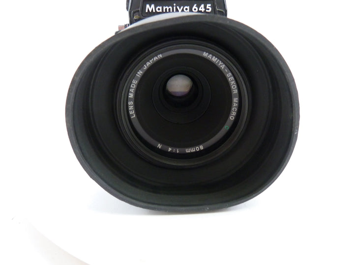 Mamiya M645 1000S Kit with 80MM F4 N Macro Lens and AE Prism Finder Medium Format Equipment - Medium Format Cameras - Medium Format 645 Cameras Mamiya 10302423