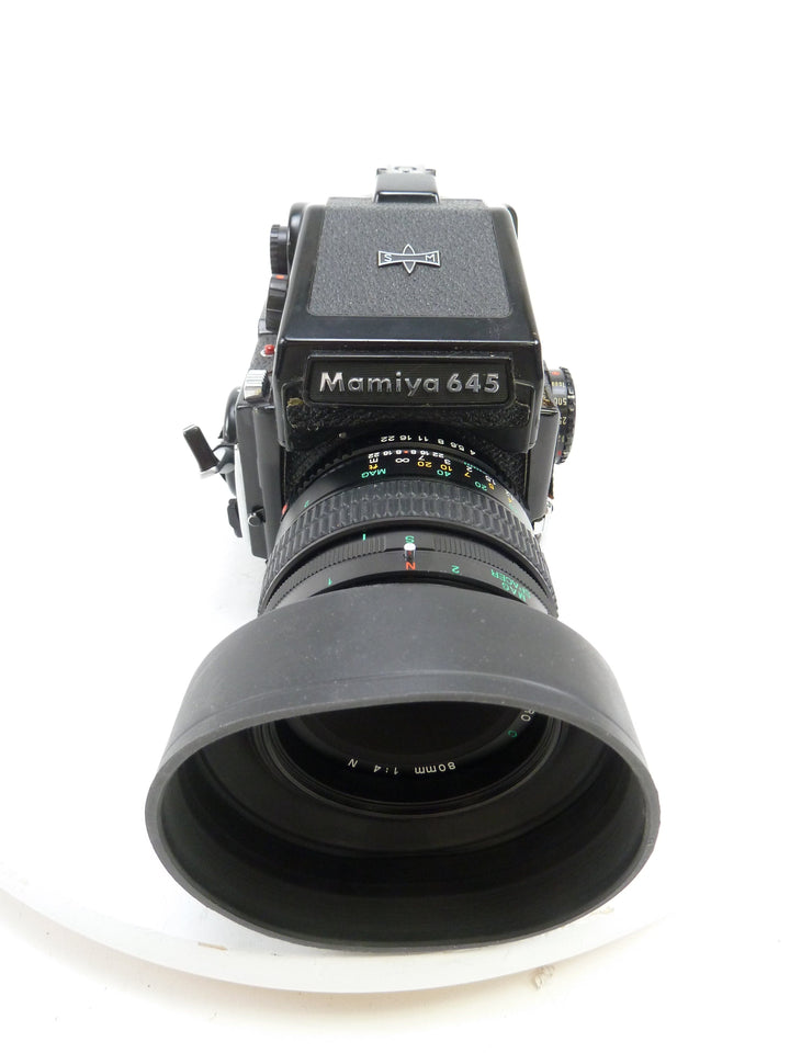 Mamiya M645 1000S Kit with 80MM F4 N Macro Lens and AE Prism Finder Medium Format Equipment - Medium Format Cameras - Medium Format 645 Cameras Mamiya 10302423