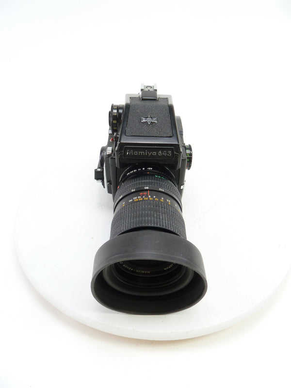 Mamiya M645 1000S Kit with CDS Prism Finder and 55-110MM F4.5 N Zoom Lens Medium Format Equipment - Medium Format Cameras - Medium Format 645 Cameras Mamiya 6202308