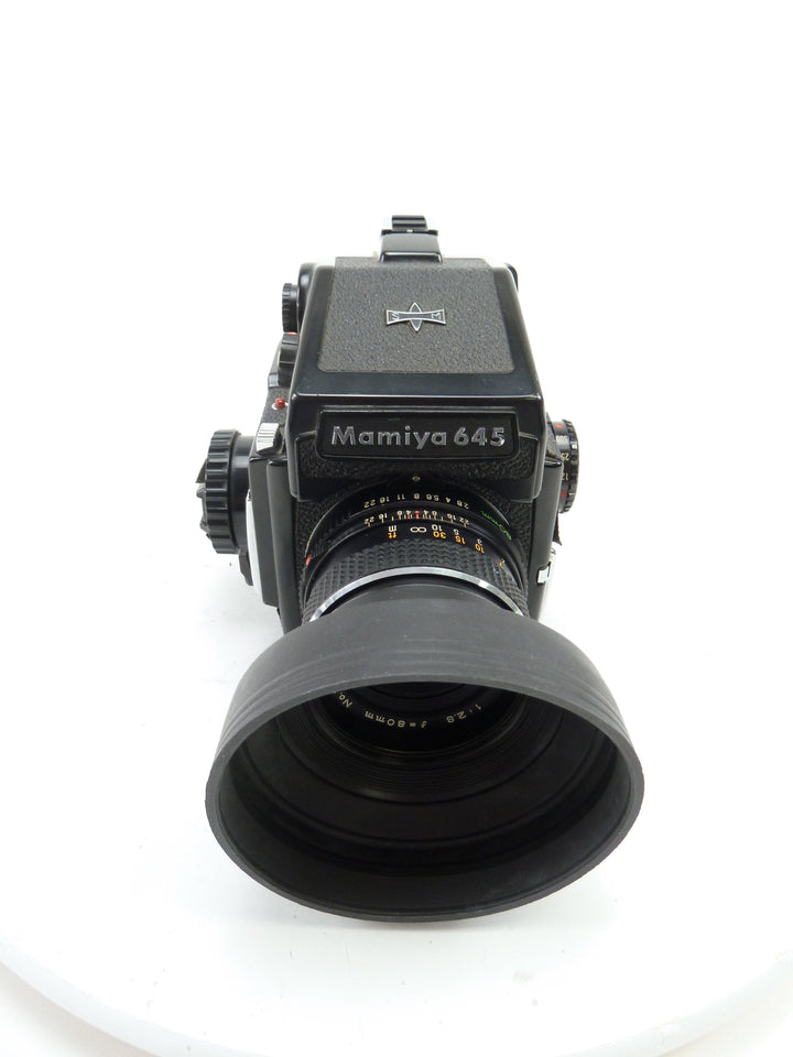 Mamiya M645 Outfit with AE Prism Finder, 80MM F2.8 C Lens, and 120 Film Insert Medium Format Equipment - Medium Format Cameras - Medium Format 645 Cameras Mamiya 4182345