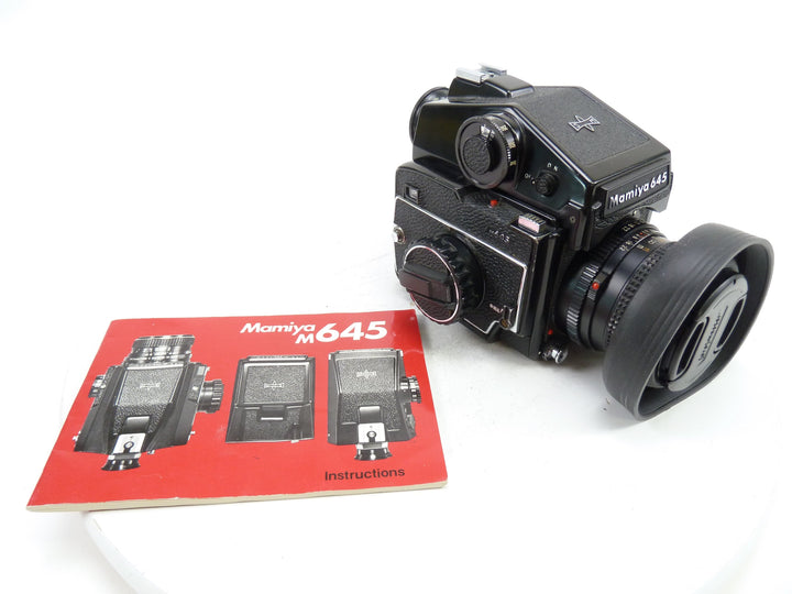 Mamiya M645 Outfit with CDS Meter Prism and 80MM f2.8 C Lens Medium Format Equipment - Medium Format Cameras - Medium Format 645 Cameras Mamiya 12202330