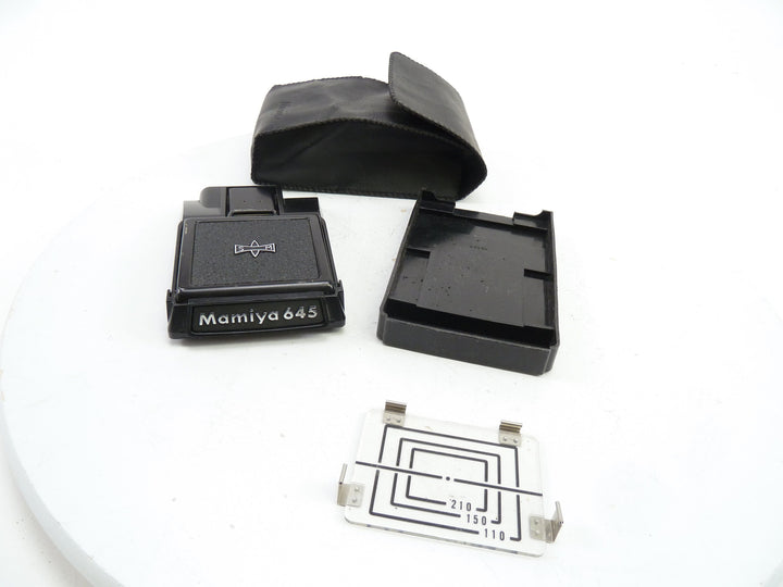 Mamiya M645 Waist Level Finder with Mask and Case Medium Format Equipment - Medium Format Finders Mamiya 3252495