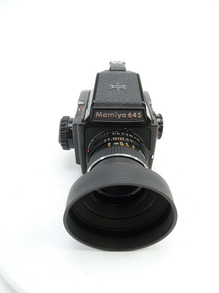 Mamiya M645J Camera Outfit with Prism Finder, 80MM F2.8 C Lens, and 120 Film Insert Medium Format Equipment - Medium Format Cameras - Medium Format 645 Cameras Mamiya 4182322