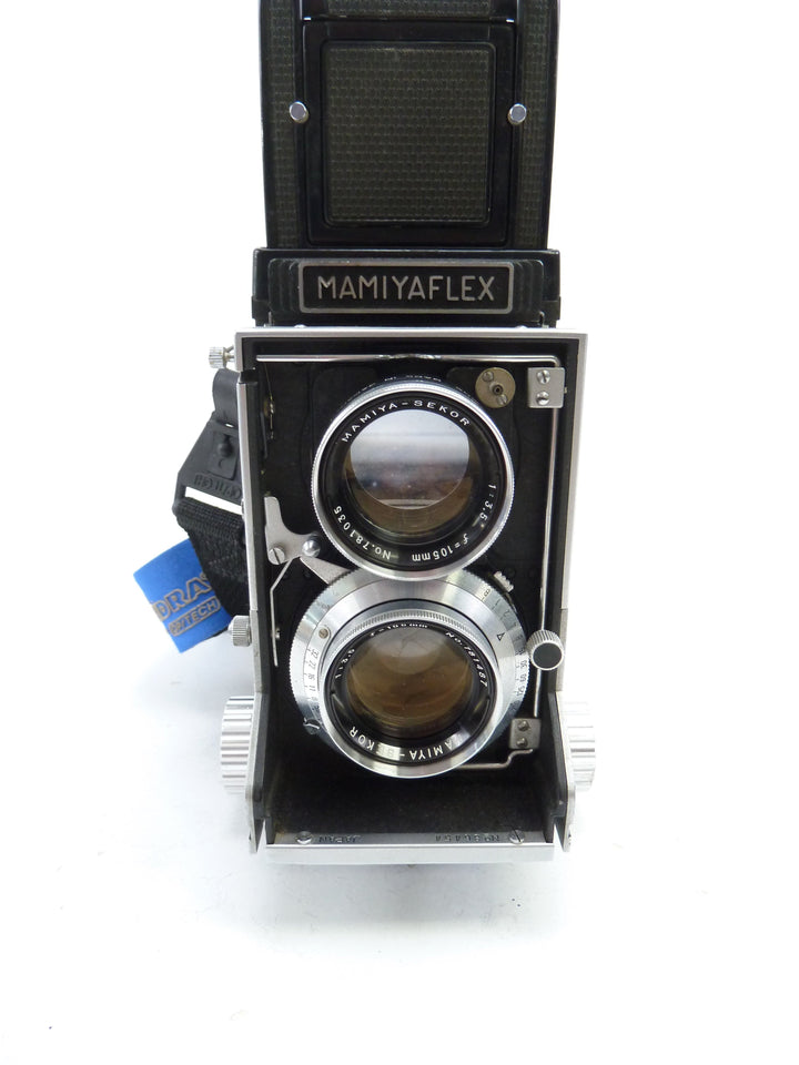 Mamiya Mamiyaflex TLR Camera Outfit with 105MM f3.5 Lens and Strap Medium Format Equipment - Medium Format Cameras - Medium Format TLR Cameras Mamiya 6252411