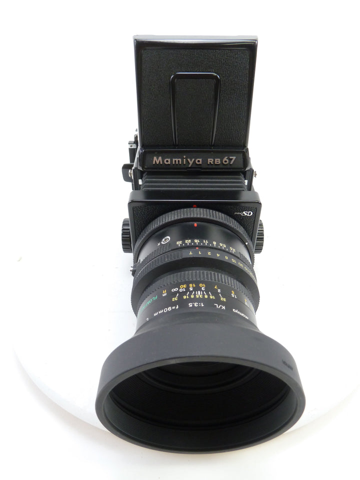 Mamiya Pro SD Camera Outfit with 90MM f3.5 KL Lens, 120 Pro SD Magazine, and WLF Medium Format Equipment - Medium Format Cameras - Medium Format 6x7 Cameras Mamiya 1252403