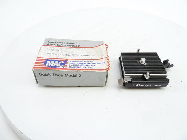 Mamiya Quick Shoe Model 2 in Box Medium Format Equipment - Medium Format Accessories Mamiya 52077