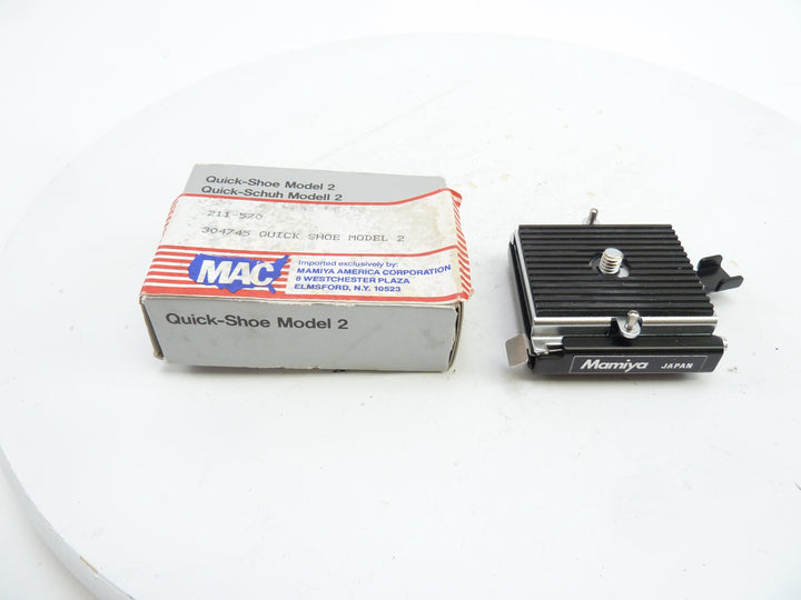 Mamiya Quick Shoe Model 2 in Box Medium Format Equipment - Medium Format Accessories Mamiya 52077