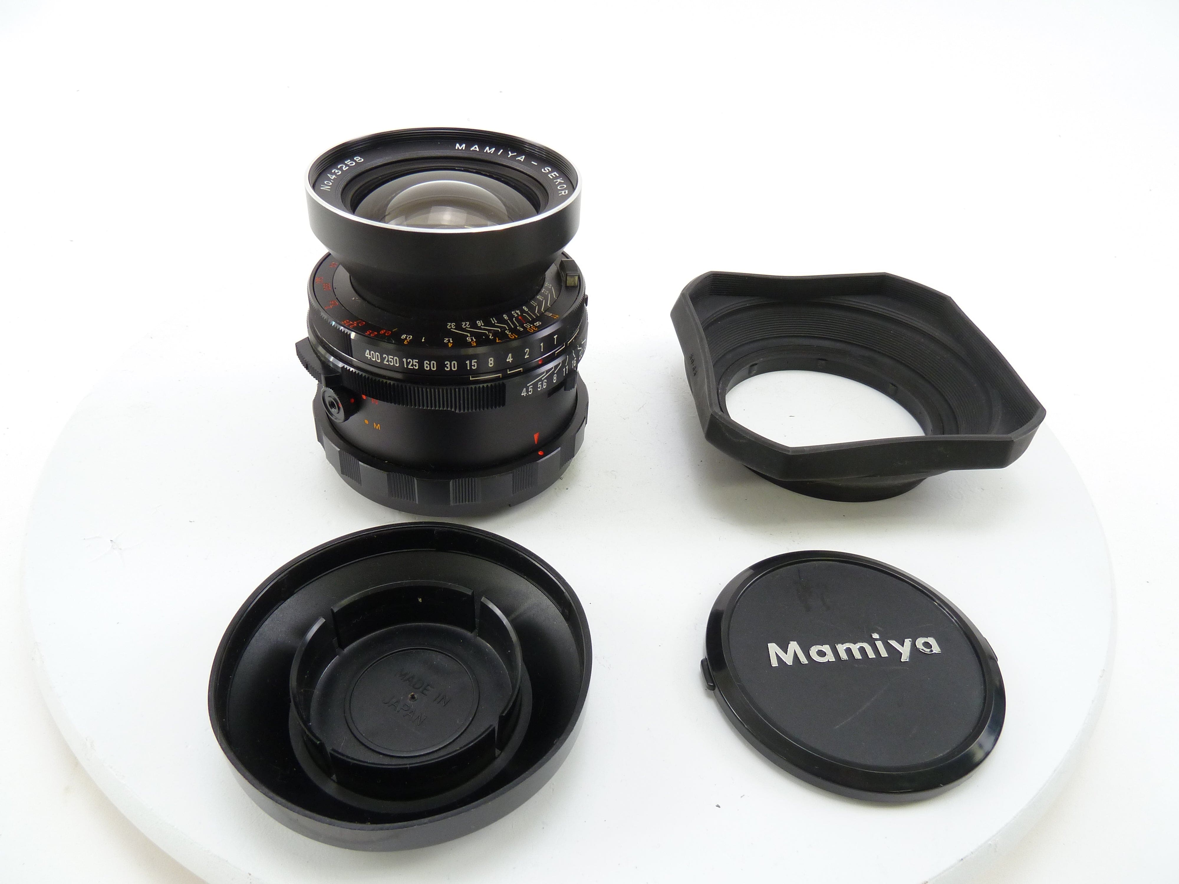 マミヤ Mamiya 65mm f/4.5 Wide Angle 5951 Mamiya RB 65MM F4.5 Wide Angle Lens – Camera Exchange