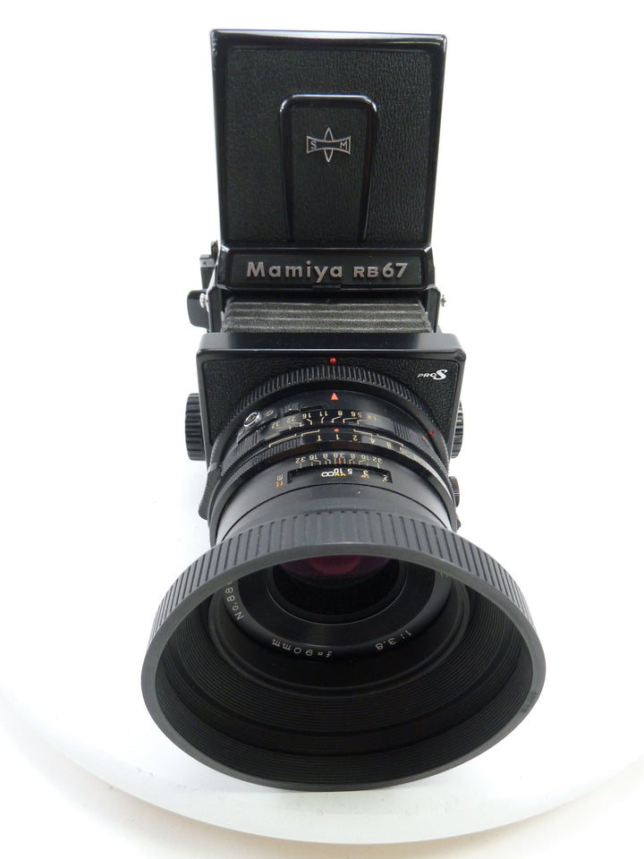 Mamiya RB67 Pro S Kit with 90MM f3.8 C Lens, Pro S 120 Film Back, and WLF Medium Format Equipment - Medium Format Cameras - Medium Format 6x7 Cameras Mamiya 6252401