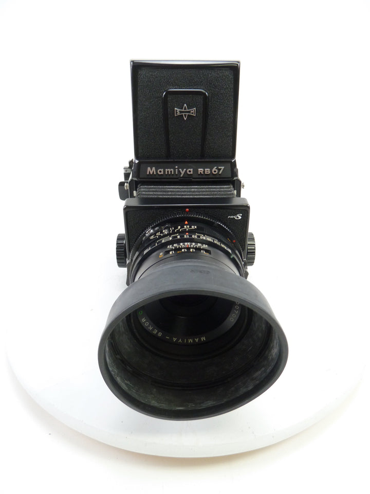 Mamiya RB67 Pro S Outfit with 127MM f3.8 C Lens, Pro S 120 Back, and WLF Medium Format Equipment - Medium Format Cameras - Medium Format 6x7 Cameras Mamiya 11212321