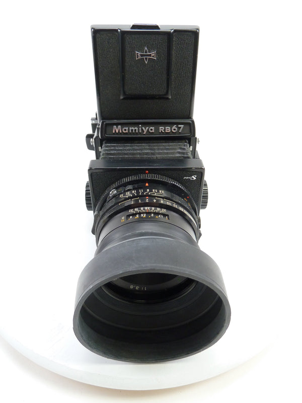 Mamiya RB67 Pro S Outfit with 127MM f3.8 C Lens, Pro S 120 Mag, and WLF Medium Format Equipment - Medium Format Cameras - Medium Format 6x7 Cameras Mamiya 1132311