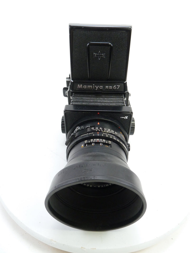 Mamiya RB67 Pro S Outfit with 90MM f3.8 C Lens, Pro S 120 Back, and WLF Medium Format Equipment - Medium Format Cameras - Medium Format 6x7 Cameras Mamiya 1132325