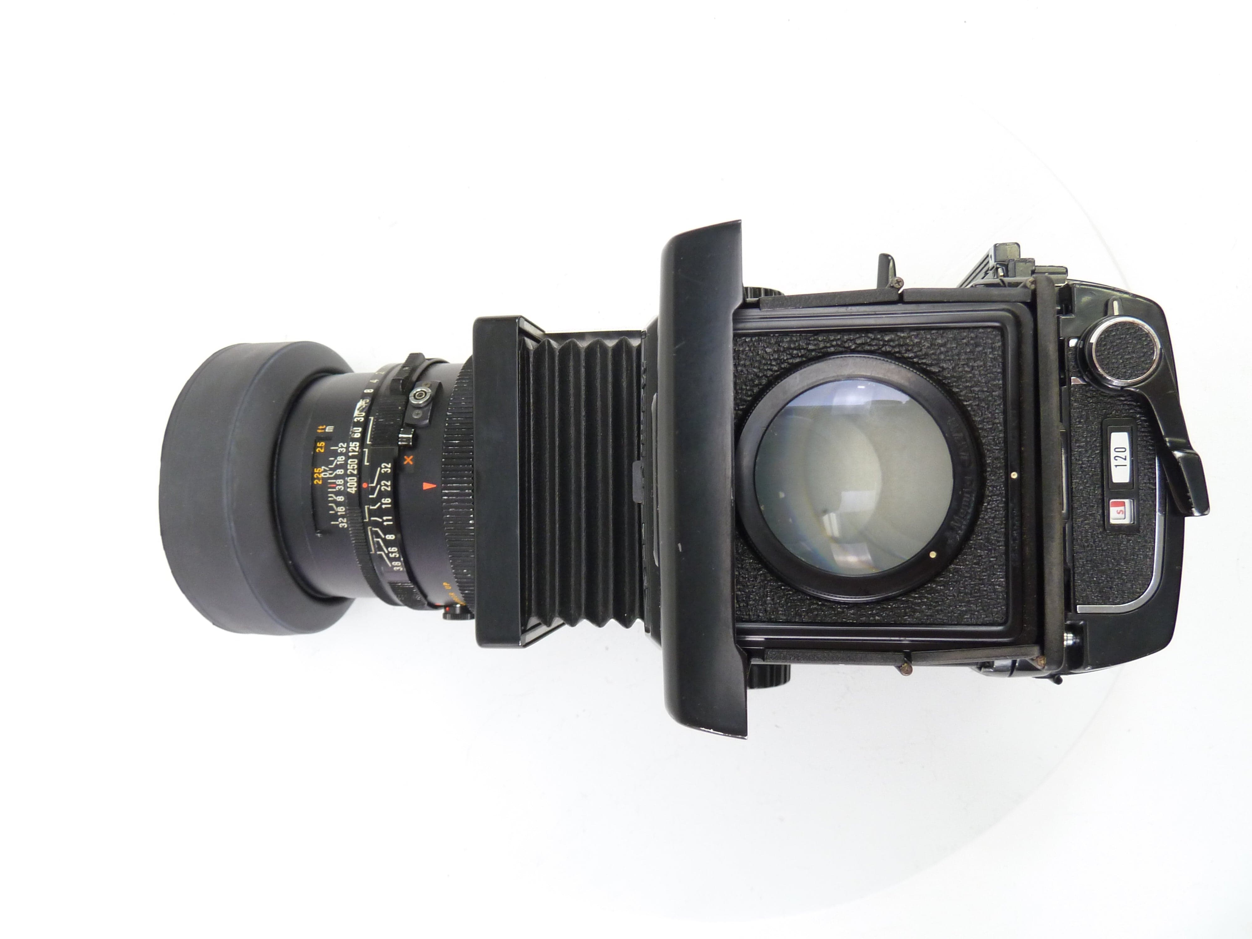 Mamiya RB67 Pro S Outfit with 90MM F3.8 C, Pro S 120 Mag, and WLF