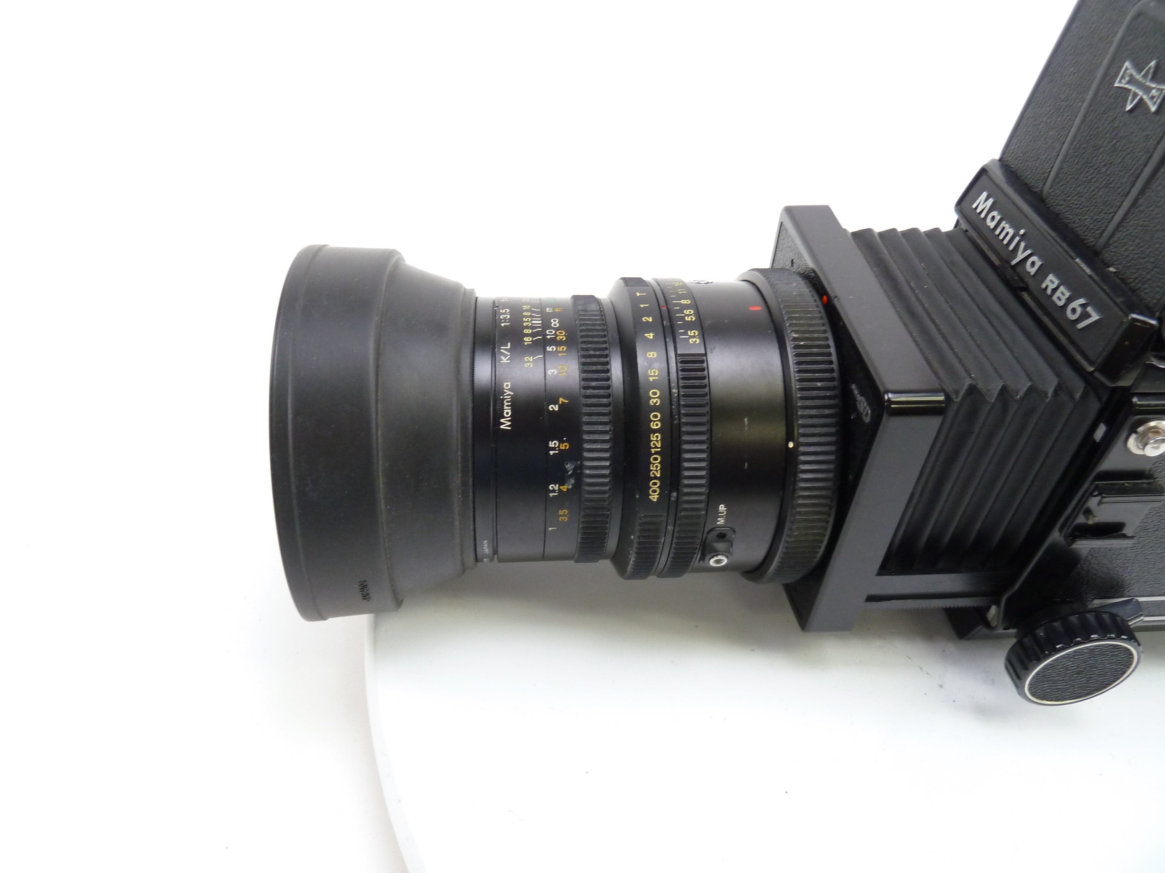 Mamiya RB67 Pro 「 SD 」 K/L 90mm 1:3.5 L ストラップ ＆ キャップ 