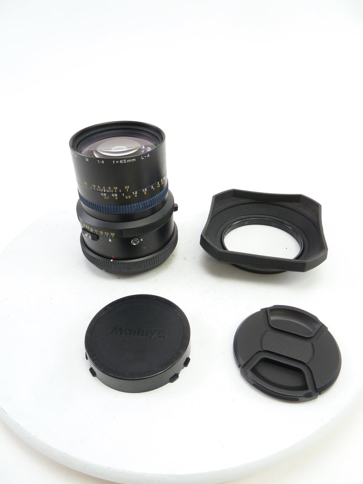 Mamiya RZ M 65MM F4 L-A Wide Angle Lens with Hood and Caps Medium Format Equipment - Medium Format Lenses - Mamiya RZ 67 Mount Mamiya 6202321