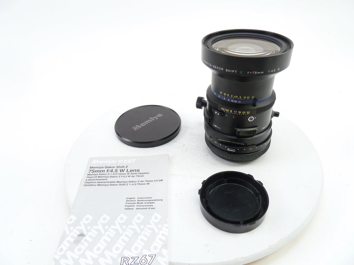 Mamiya RZ67 75MM F4.5 W Shift Lens Medium Format Equipment - Medium Format Lenses - Mamiya RZ 67 Mount Mamiya 1252438