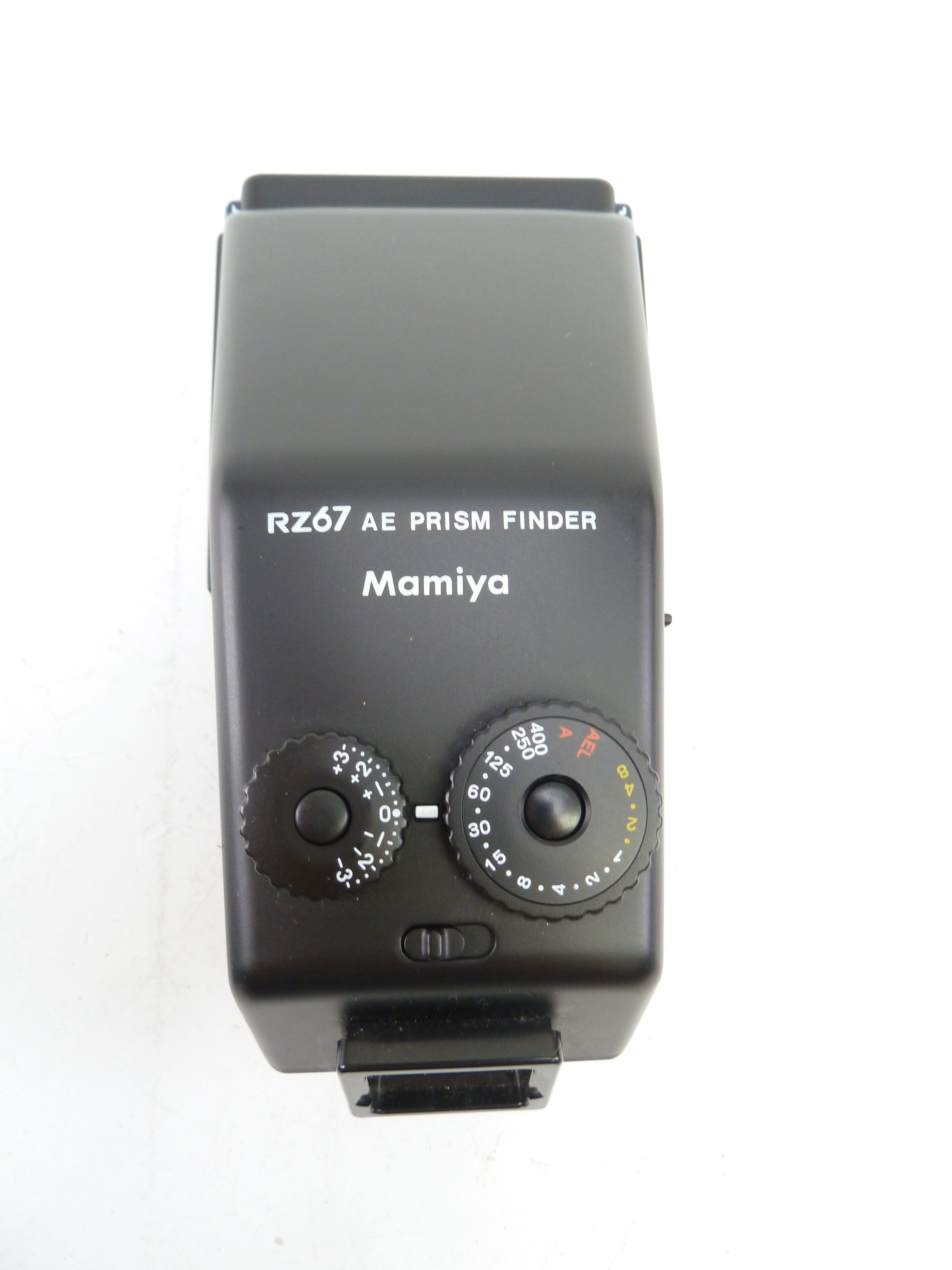 Mamiya RZ67 Pro II AE Prism Finder with case and protective cover