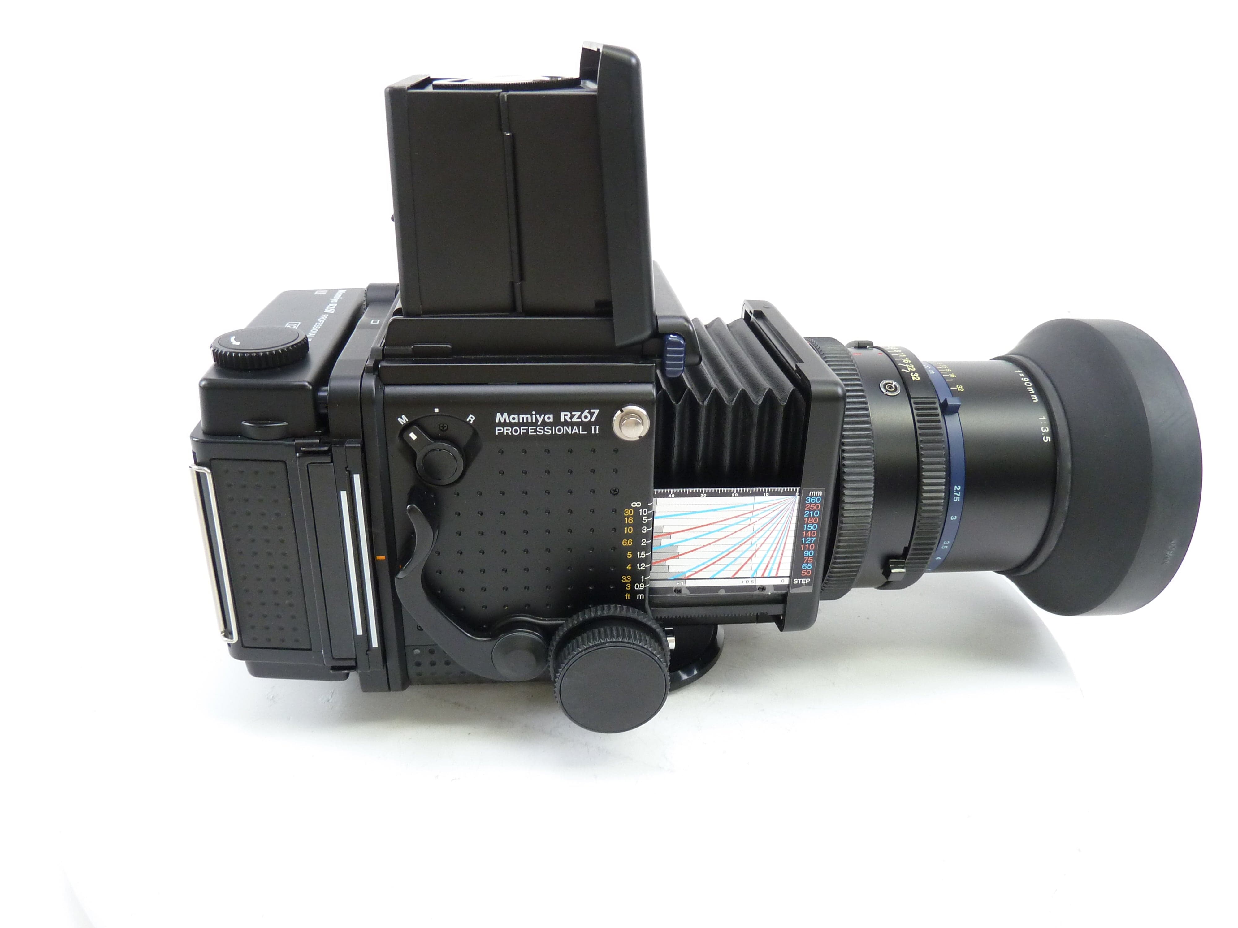 Mamiya RZ67 Pro II Kit with 90MM f3.5 Lens, RZ Pro II 120 Mag, and