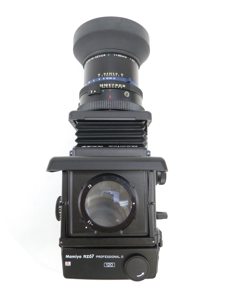 Mamiya RZ67 Pro II Kit with 90MM f3.5 Lens, RZ Pro II 120 Mag, and Waist Level Finder Medium Format Equipment - Medium Format Cameras - Medium Format 6x7 Cameras Mamiya 9112405