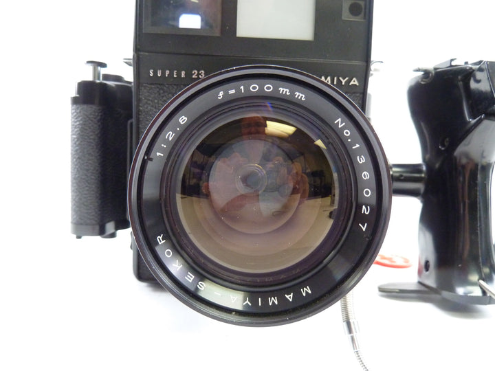 Mamiya Super 23 Black Outfit with 100MM F2.8 Lens and 6X9 Roll Film Back Medium Format Equipment - Medium Format Cameras - Medium Format Specialty Cameras Mamiya A68557